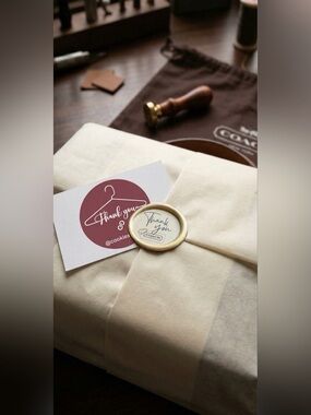 Coach Ltd Ed Reseller Packaging | Peel & Stick Wax Seals | Packaging Supplies
